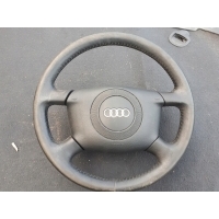 Руль audi a6 c5 a4 b5 97- кожа чёрный lubln