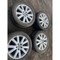 4× колесо алюминиевая volkswagen oe 9.0 