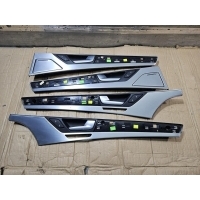 Комплект накладок на обшивки двери Audi S8 D4 2014 4H0867067E GN6, 4H0867067E, 4H0867068E GN6, 4H0867409G 7V7, 4H0867410G 7V7, 4H0867085B GN6, 4H0867086B GN6, 4H0867419G 7V7, 4H0867420G 7V7