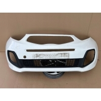 Kia picanto ii 11 - 17 бампер передний передняя белый 865111y300