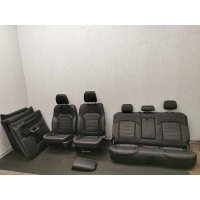 Форд ranger 6 vi кресла диван дверные панели комплект чёрный кожа европа