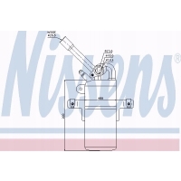 Nissens 95213 осушитель , кондиционер