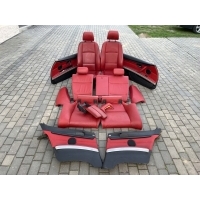 Кресла кожа кожаные спорт sportsitze bmw e92 купе 06 - 11 красные