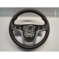 Opel insignia а руль чёрный кожаная