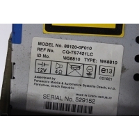 Радио без навигации toyota corolla verso zer_ , zze12_ , r1_ 861200f010