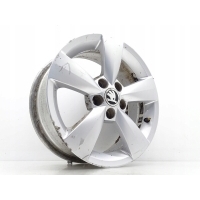 Колесо алюминиевая skoda oe колесо skoda rapid i fabia iii 5ja601025 455.2 6.0