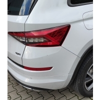 Бампер задняя спойлер для skoda kodiaq sportline