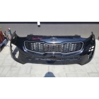 Бампер передняя передний kia sportage 16 17 18 решетка радиатора