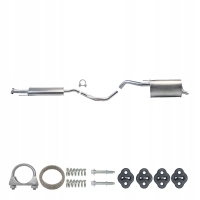 Комплект глушителей nissan note 1.6i - 16v 01 / 06 - 04 / 09