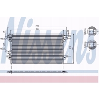 Nissens 94856 конденсатор , кондиционер