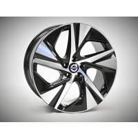 4× колесо алюминиевая volvo oe volvo xc90 ii 2020-20 * * 5-spoke чёрный diamond cut 9.0