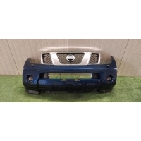 Бампер передняя в сборе решетка nissan navara d40 pathfinder r51