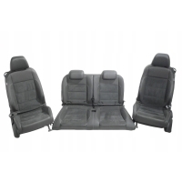 Volkswagen гольф vi кабриолет комплект сидения кожа чёрный alkantara 1k3881106ej