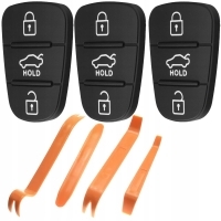 3 x резинка кнопки kluczyka hyundai kia инструменты