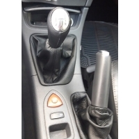 Renault лагуна ii чехол кпп тормоз механический кожа на ручку