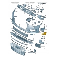 Руль воздушный правый audi a6 c8 4k0121764c
