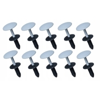 10x крепеж дюбель 6mm обивка подшивки popielat