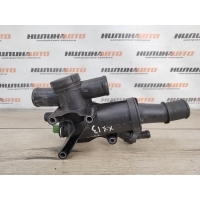 Корпус термостата Ford Mondeo 4 2010 1373385, 9656182980, 1373385, 1251133, 1251116, 1337177, 1313679, 3M5Q8A586CA