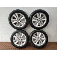 Renault scenic iii алюминиевые колёсные диски колёса 17 5x114,3 215 / 55r17 całoroczone комплект