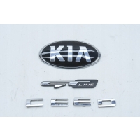 Kia ceed 3 iii gt эмблема логотип крышки багажника хэтчбек