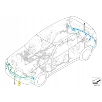 Кабель переднего бампера bmw x3 м f97 x4 м f98 oryginalny 61126991981