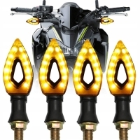 4× поворотники motocyklowe светодиодный для skutera strzałki quad направления поворотники