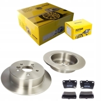 2× textar тормозные диски тормозной задняя toyota rav 4 ii 303mm 2365601 колодки ham . toyota т . rav-4 textar