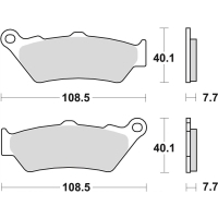 Колодки bmw г 650 , f 650-850 , r 1200 , k 1600