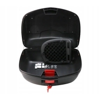 Кофр moretti mr-889 , 46l белый , красный отблеск , плита монтажа
