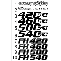 Наклейка автомобильный carstickers globetrotter fh4