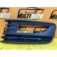 Решетка в бампер Перед. Volkswagen Polo 5 2014-2020 6RU853665