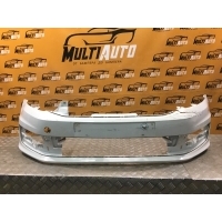 Бампер Перед. Volkswagen Polo 5 2015-2020 6RU807221A