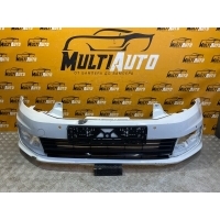 Бампер Перед. Volkswagen Polo 5 2014-2020 6ru807221a