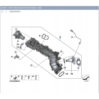Bmw oe 11618596906 коллектор впускной b47b b47d