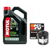 Масляный motul 5100 10w40 4l . фильтр kn-204-1 , honda vfr1200x , 12-18r.