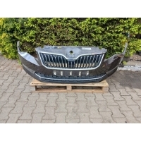 Бампер передняя передний в сборе skoda superb iii 15-19 lf8v