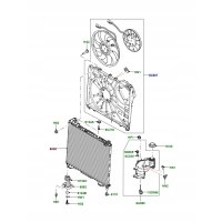 Land rover oe lr062425 радиатор , системы охлаждения двигателя