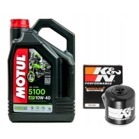 Масляный motul 5100 10w40 4l . фильтр kn-204-1 , honda vfr1200f , 10-12r.