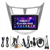Радио автомобильные eunavi hyundai solaris verna 2010 - 2016 720p эн камера 2 - din
