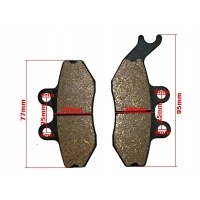 Колодки тормоза keeway - x ray50 rx 50 / sx 50
