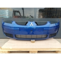 Mitsubishi кольт vi бампер в сборе 5d 04 - 08 синяя решетка t96