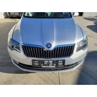 Skoda superb ii рестайлинг 2014 г. капот бампер фара крыло полоса передняя la7w