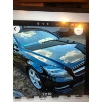 Мерседес w218 amg передняя в сборе капот бампер лампы крылья радиаторы