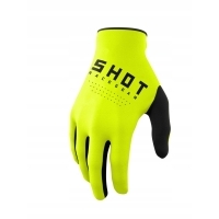 Shot перчатки raw неон yellow cros
