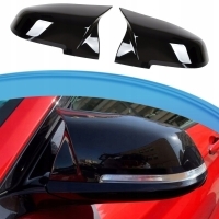 Накладки на зеркала корпуса для bmw f20 f30 f31 f32 f36 m3 look чёрный poły