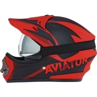 Kask мотоцикл детский enduro quada с goglami