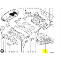 Ванна пол багажника renault megane iii кабриолет 08-16 745140028r