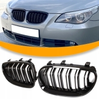 Почки решетка радиатора чёрный блеск для bmw e60 e61 m5