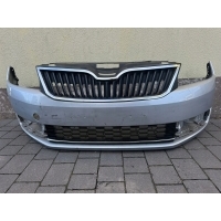 Skoda rapid 17- рестайлинг 5ja бампер передний передняя