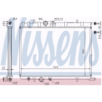 nissens 63502 радиатор , системы охлаждения двигателя